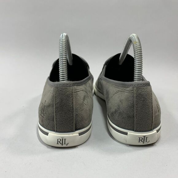 Lauren Ralph Lauren Women's Size 8 Janis Velvet Slip On Sneakers - Picture 7 of 13